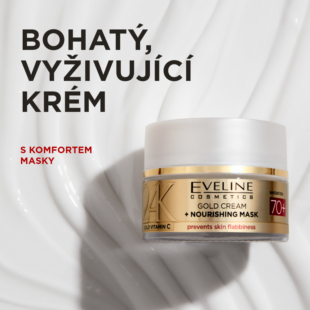 Zlatý vyživující krém–maska 70+ - 2