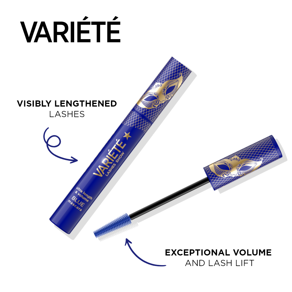Lengthening and thickening mascara, blue - 2