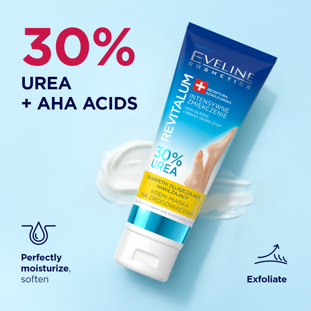 Moisturizing and exfoliating cream-mask against calluses with 30% urea - 2