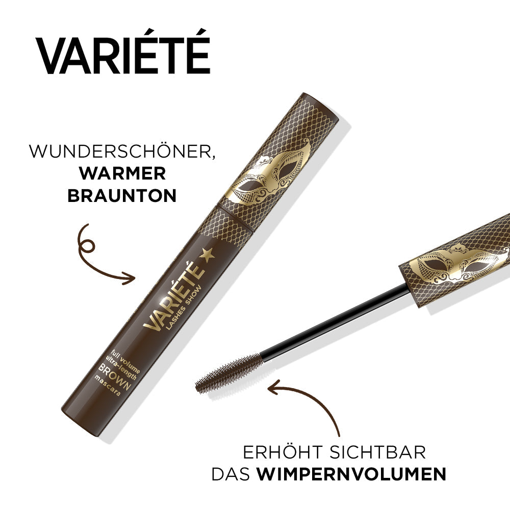 Braune Volumen- und Verlängerungs-Mascara - 2