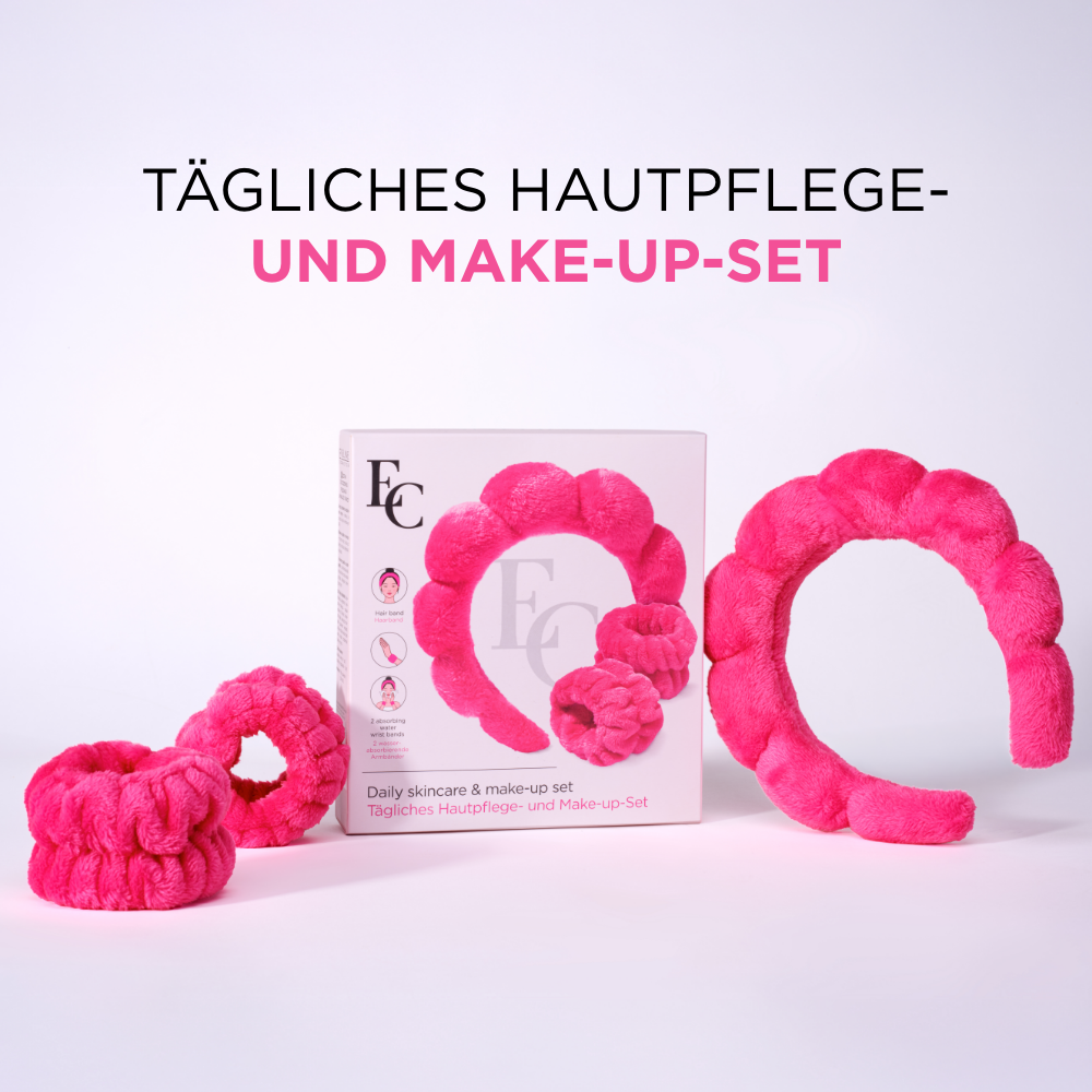 Haarband-Set für tägliche Gesichtspflege und Make-up - 2