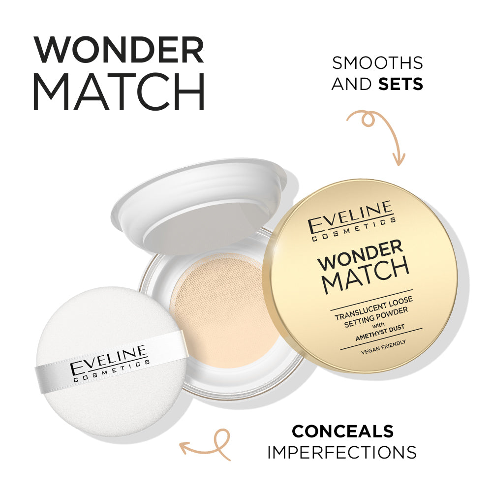 Setting loose powder with amethyst dust - 2
