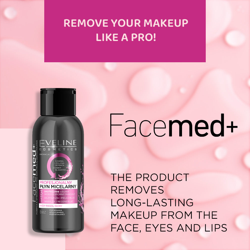 Professional makeup-remover micellar water, travel size - 2