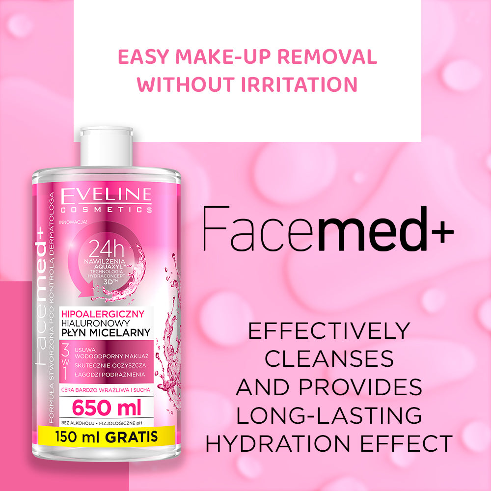 Hyaluronic micellar water 3in1 - 2