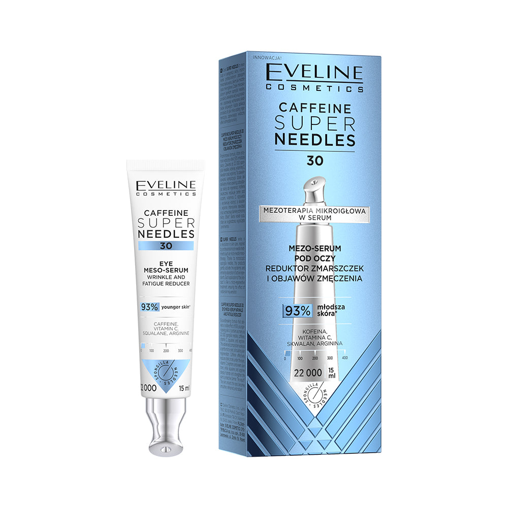 Caffeine 30 Eye mezo-serum, wrinkle & fatigue reducer – Eveline