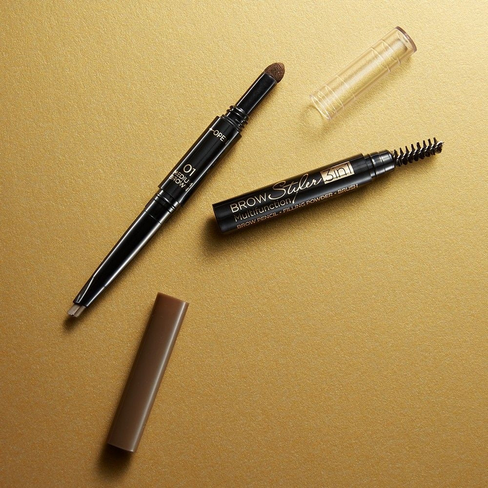 Augenbrauenstift 3 in 1 mit Schwamm und Bürste - 2