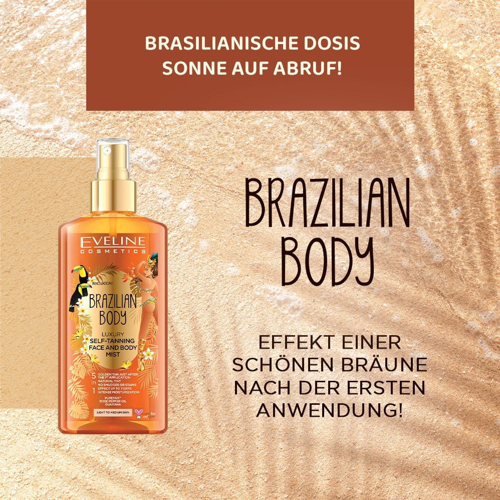 Luxuriöses Selbstbräunungsnebelspray für Gesicht und Körper 5-in-1 - 2