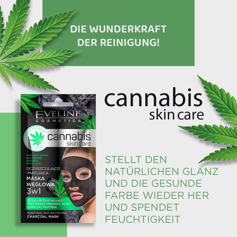Tiefenreinigende und mattierende Holzkohlemaske 3in1 - 2