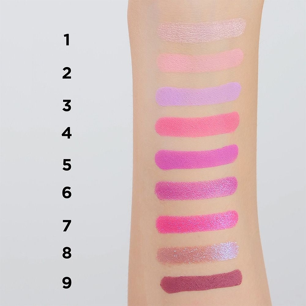 Palette mit 9 Lidschatten Neon Pink - 2