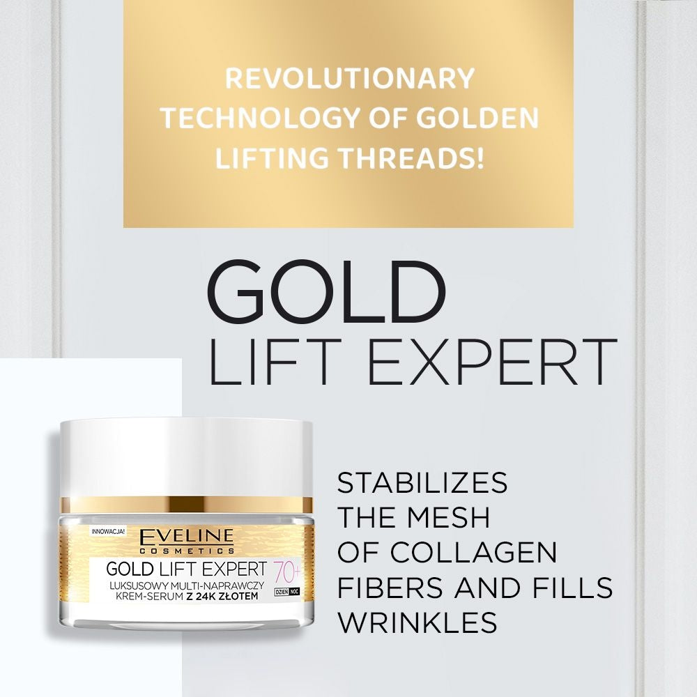 Luxurious multi-repair cream-serum with 24 gold, 70+ - 2