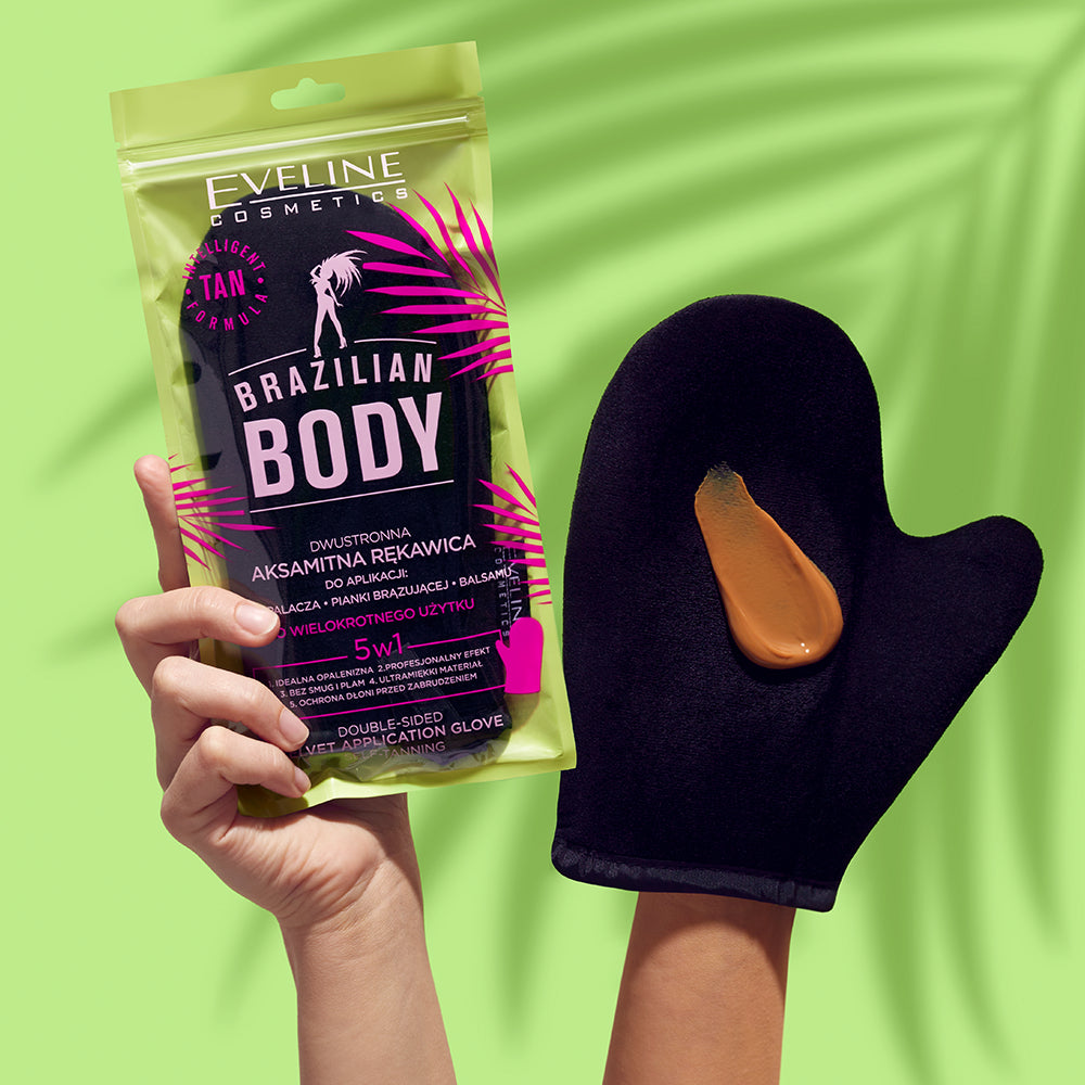 Double-sided velvet application glove - 2