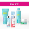 For oily skin cosmetics set