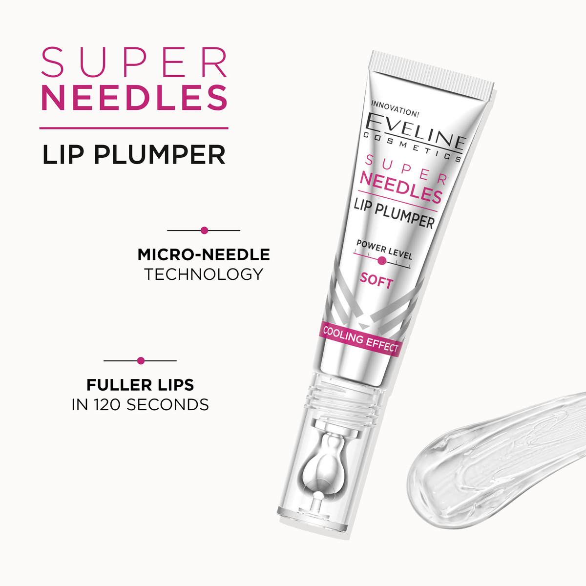 Lip plumper oil with microneedles, soft version - 2