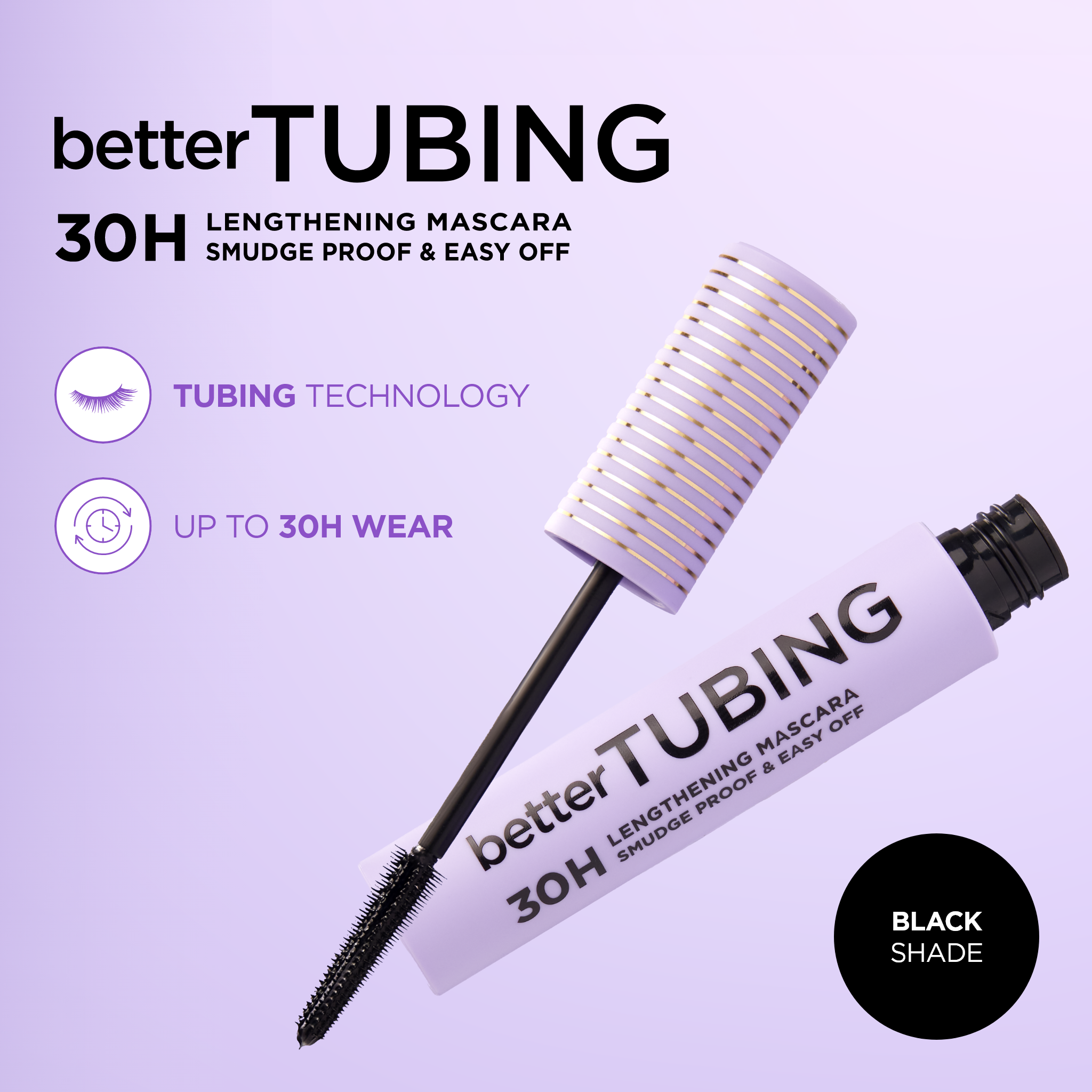 Better Tubing Lengthening Mascara 30h - 2