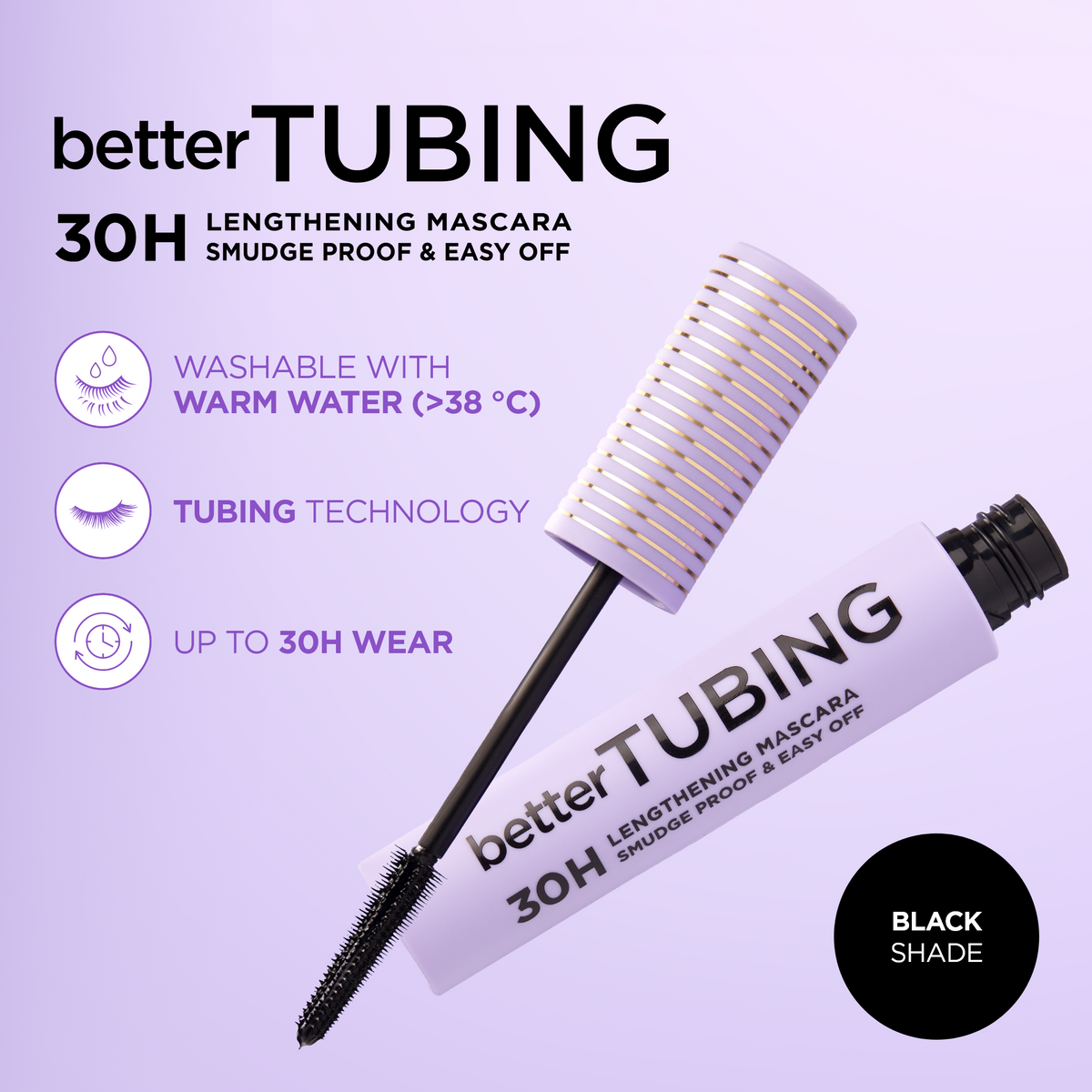 Better Tubing Lengthening Mascara 30h - 2