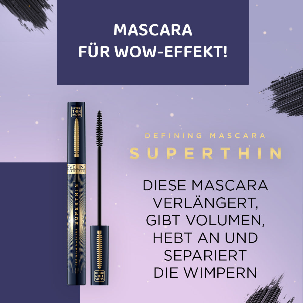 Mascara mit einer dünnen Bürste - 2
