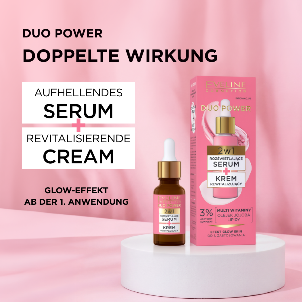 2-in-1 Aufhellendes Serum & Revitalisierende Creme - 2