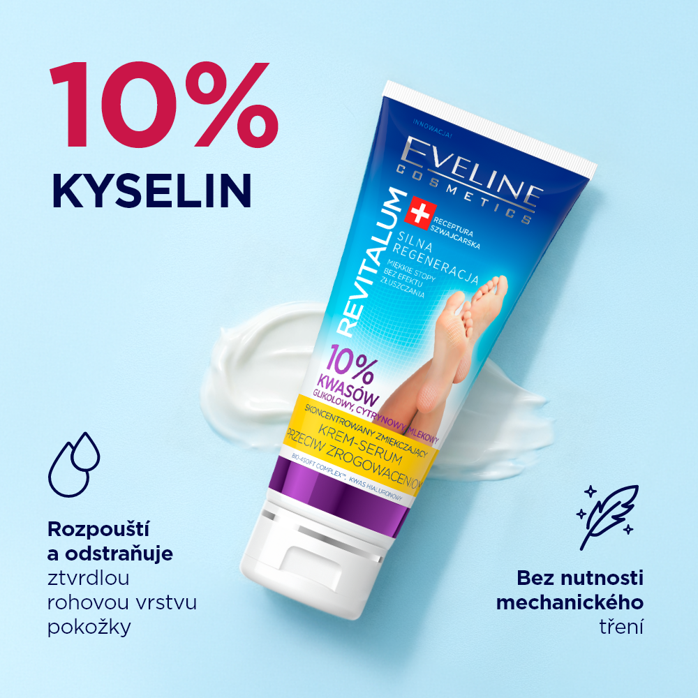 Koncentrované zjemňující krém-sérum proti zrohovatěním 10% kyselin - 2