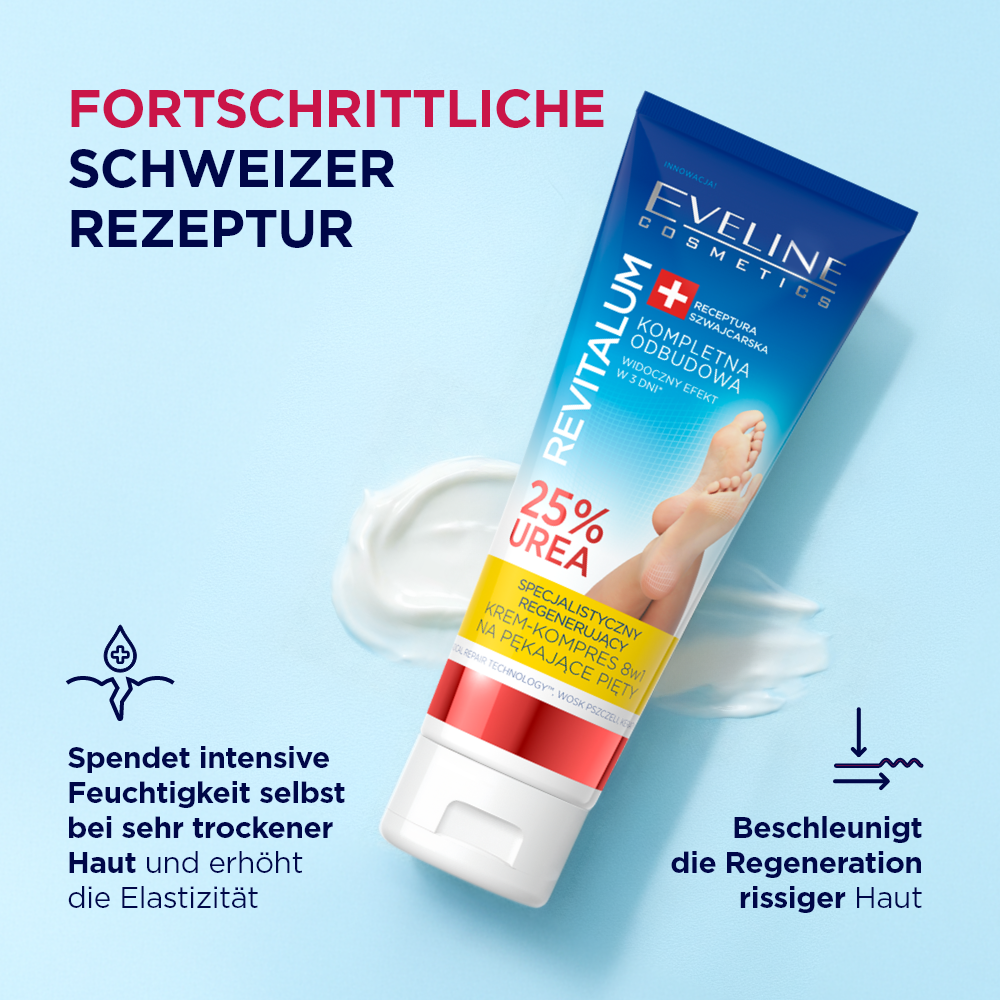Regenerierende Spezial-Creme-Kompresse für rissige Fersen – 25% Urea - 2