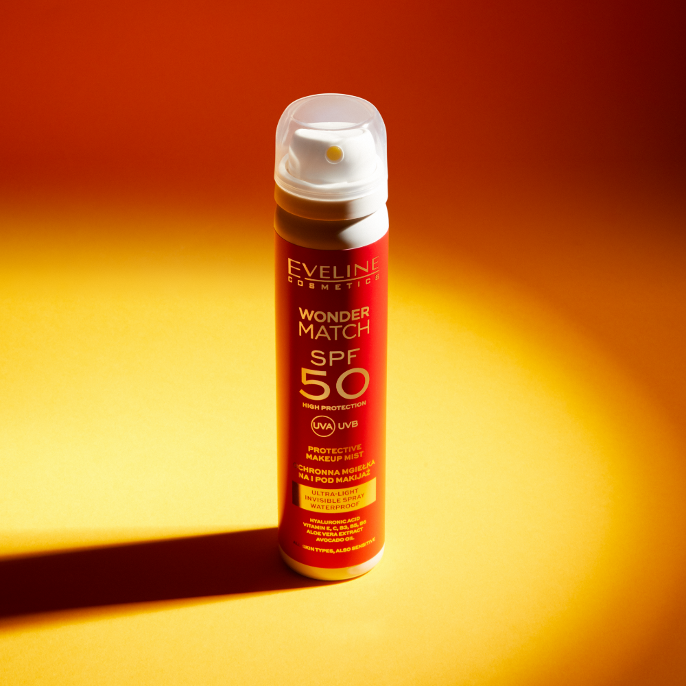 Ультралегкий захисний спрей SPF 50, під/на макіяж - 2