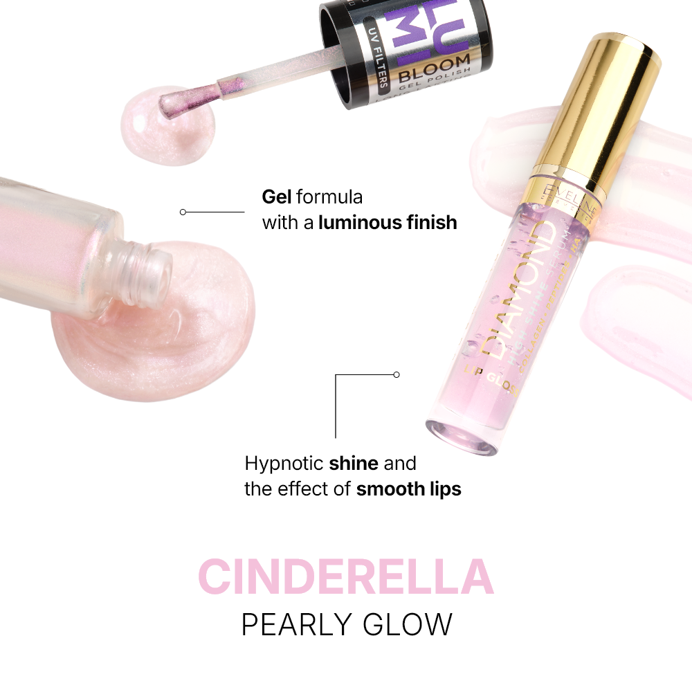 Cinderella Lips & Nails Combo Set - 2