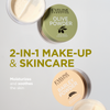 Loose powder with olive leaf and seed extract