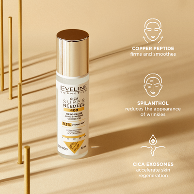Cica 400 Mezo-elixir, aging simptoms corrector – Eveline Cosmetics