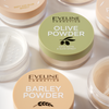 Loose face powder with barley