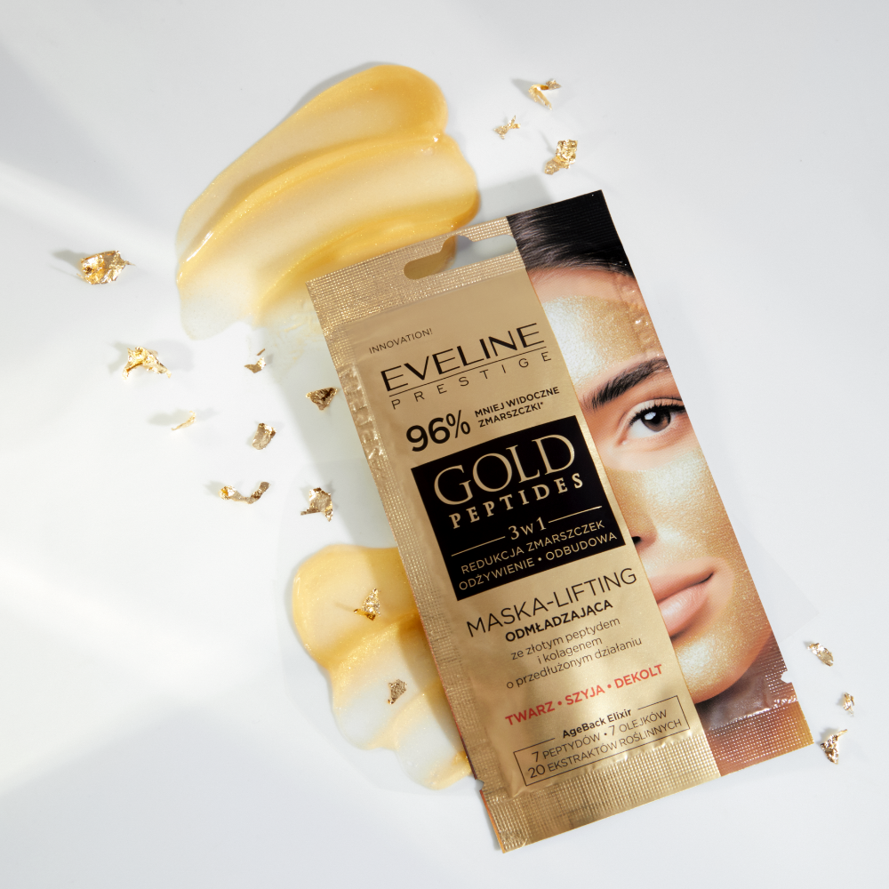 Anti-Aging Lifting-Maske mit Gold-Peptid und Kollagen - 2