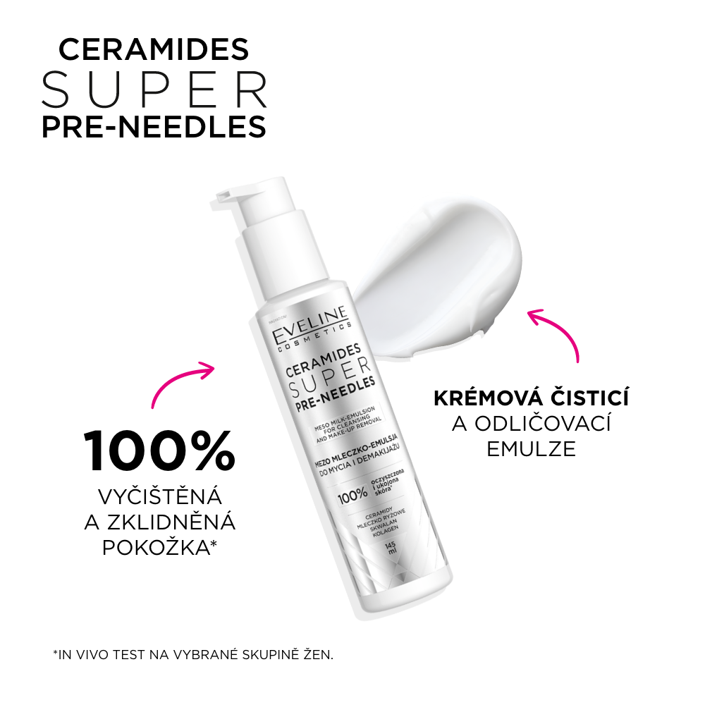 Ceramides Mezo Krémová čisticí a odličovací emulze - 2