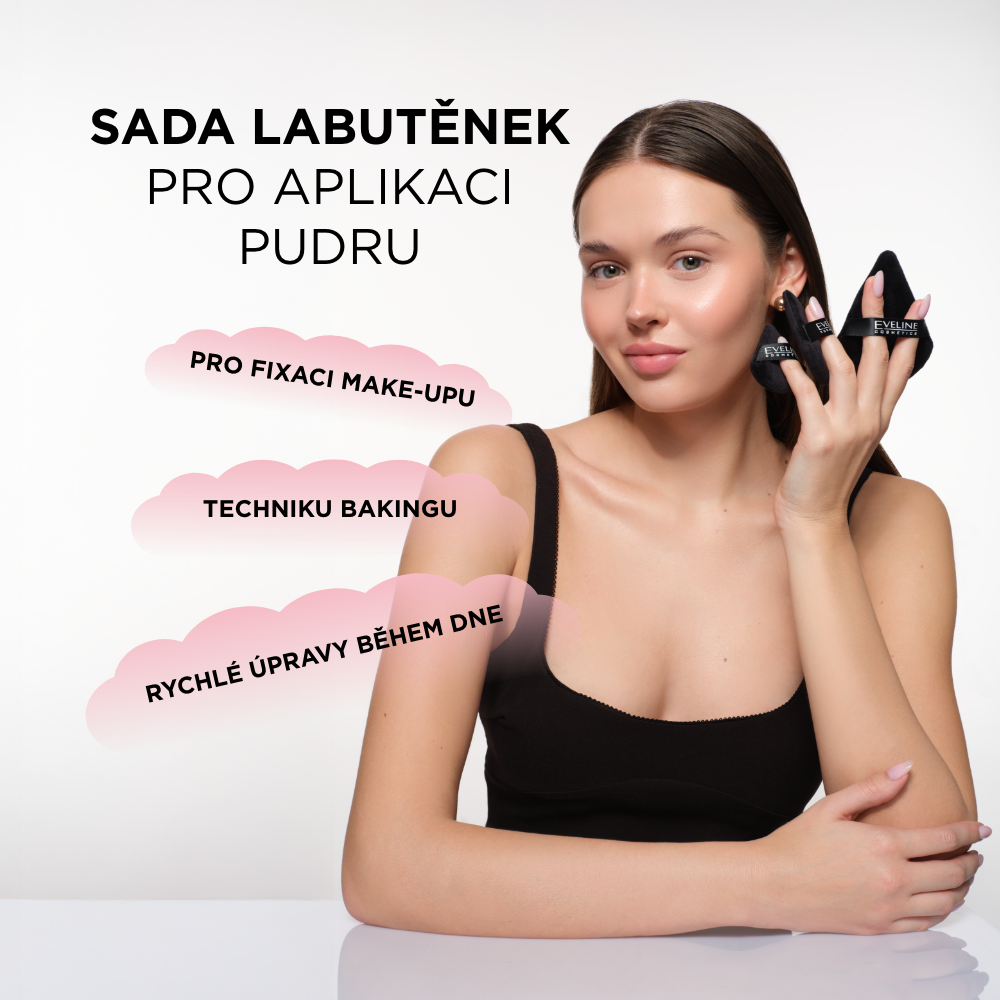 Sada labutěnek pro aplikaci pudru (3 velikosti) - 2