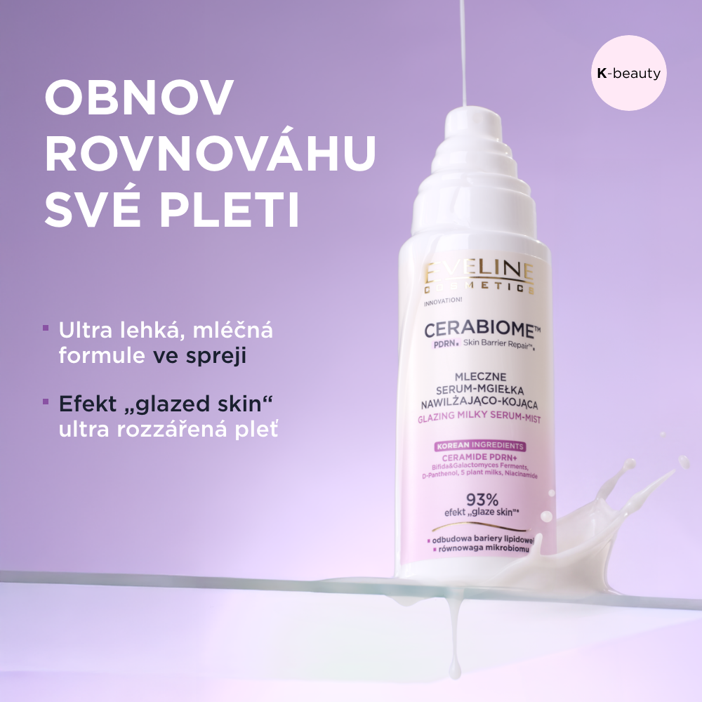 Hydratační a zklidňující mléčné sérum-mlha - 2