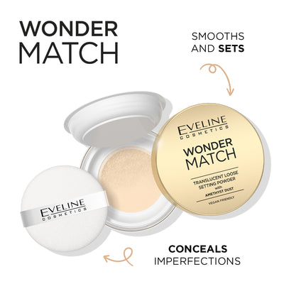 Wonder Match Setting loose powder with amethyst dust - Eveline
