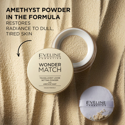 Wonder Match Setting loose powder with amethyst dust - Eveline