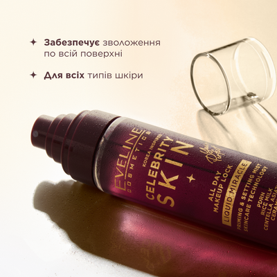 Праймер-фіксатор макіяжу Liquid Miracle – Eveline Cosmetics