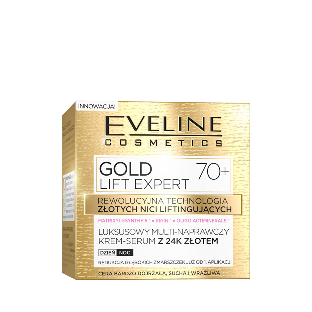 Luxurious multi-repair cream-serum with 24 gold, 70+