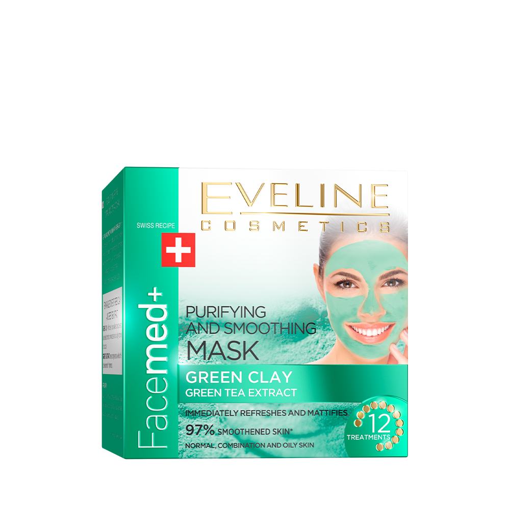 Reinigende und glättende Maske mit grüner Tonerde - 2