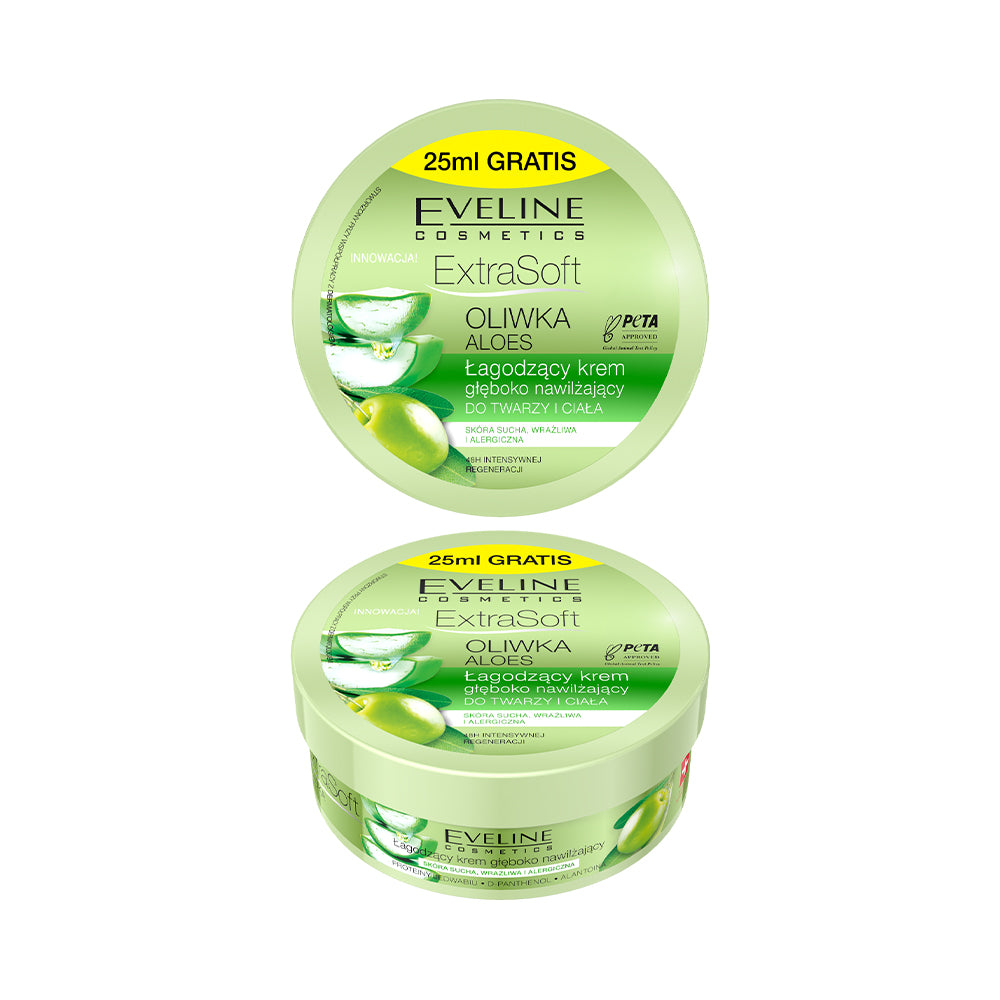 Moisturizing moisturizing face&body cream with olive & aloe vera
