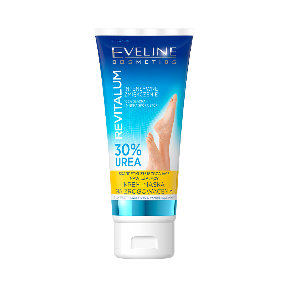 Moisturizing and exfoliating cream-mask against calluses with 30% urea