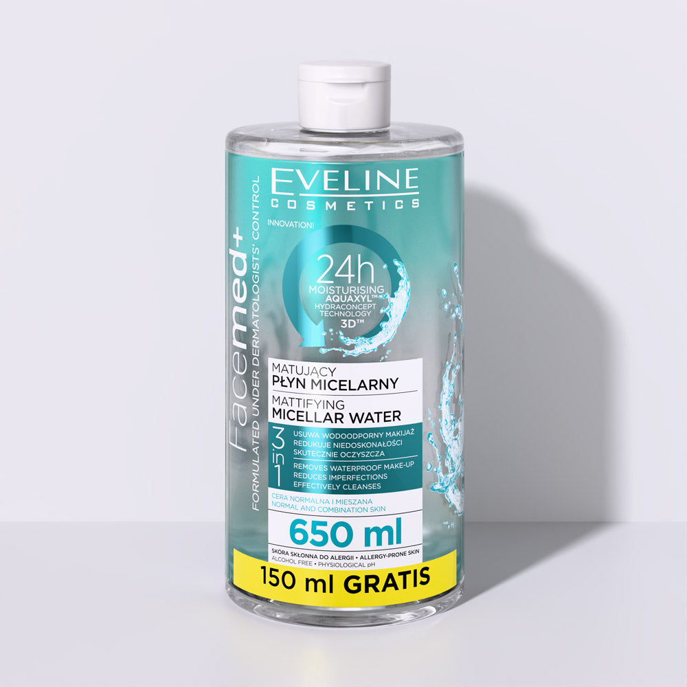 Mattifying micellar water 3in1