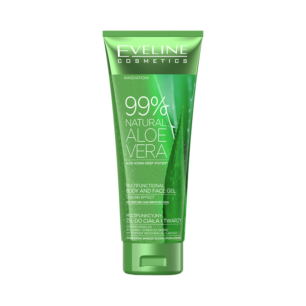 Multifunktionales Gel für Körper und Gesicht Aloe Vera 99%