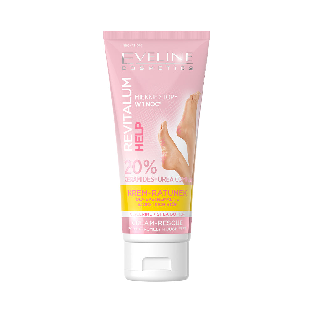 Rescue cream for extremely rough feet