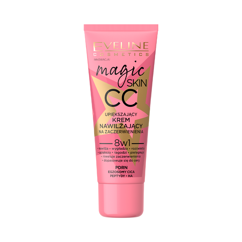 Beautifying moisturizing cream neutralizes redness