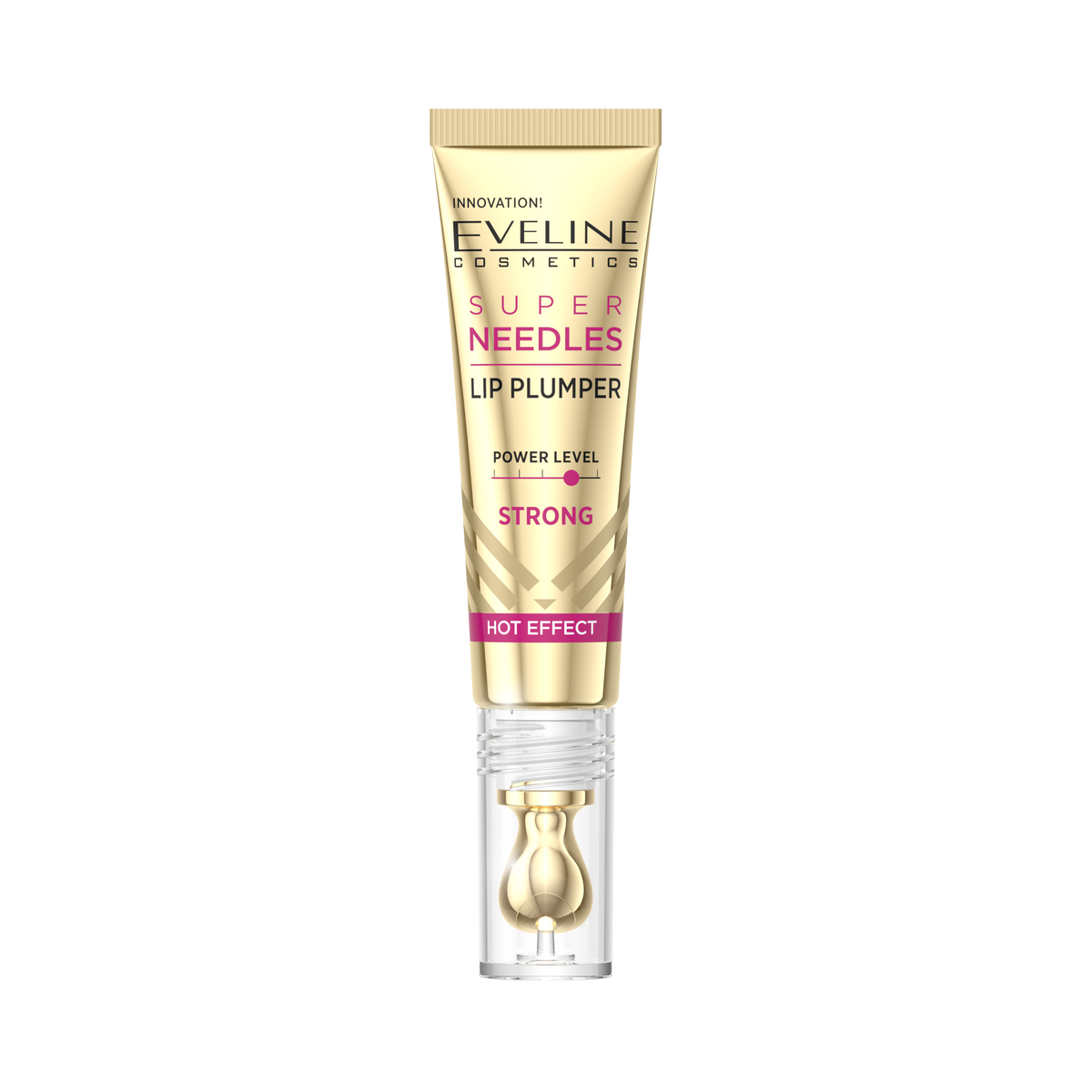 Lip plumper oil with microneedles, strong version