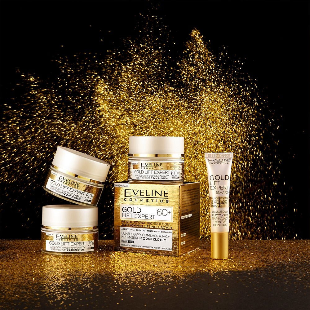 Luxusní multi-vyživující krém-sérum s 24k zlatem 50+ - 2