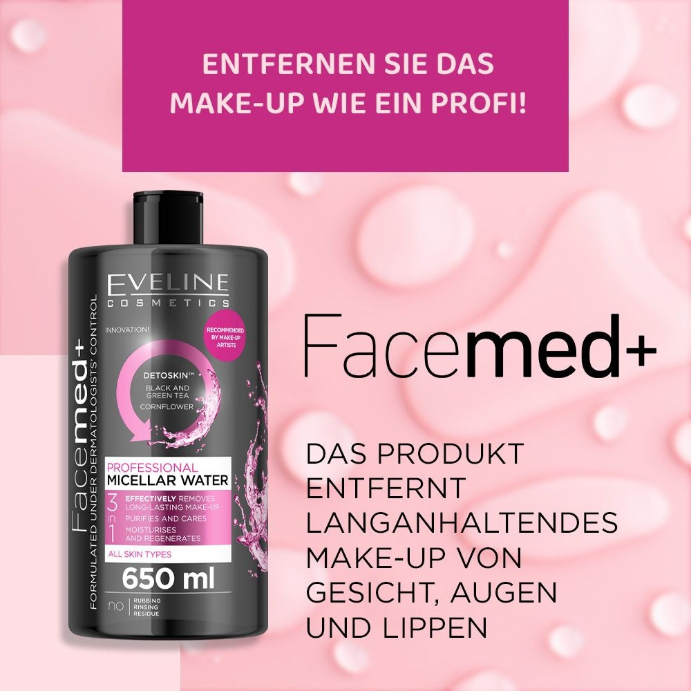 Professioneller mizellarer Make-up-Entferner für Gesicht, Augen und Lippen - 2