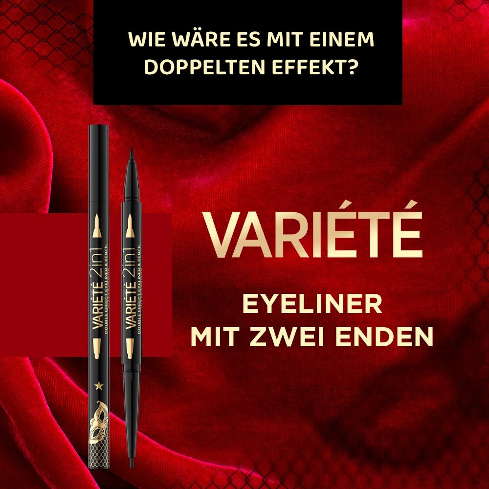 Eyeliner und Kajalstift 2-in-1 - 2