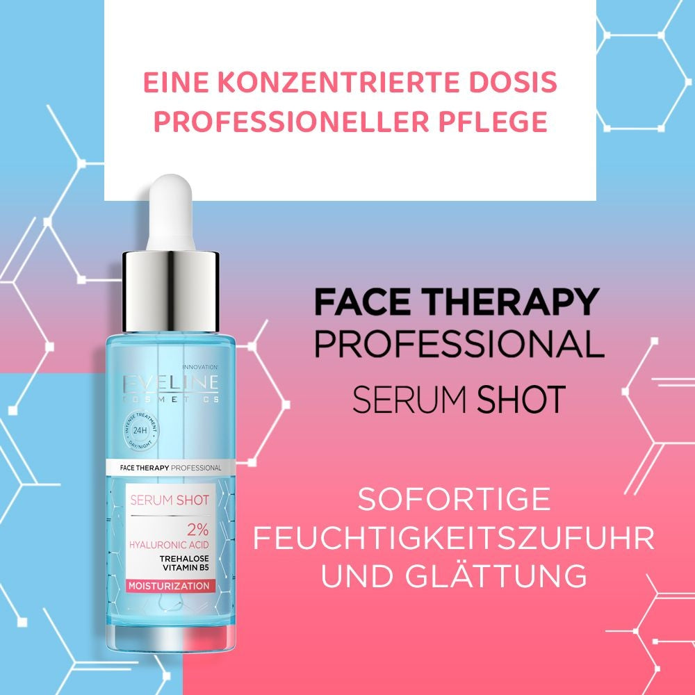 Serum Shot Behandlung mit 2% Hyaluronsäure für Gesicht, Hals und Dekolleté - 2