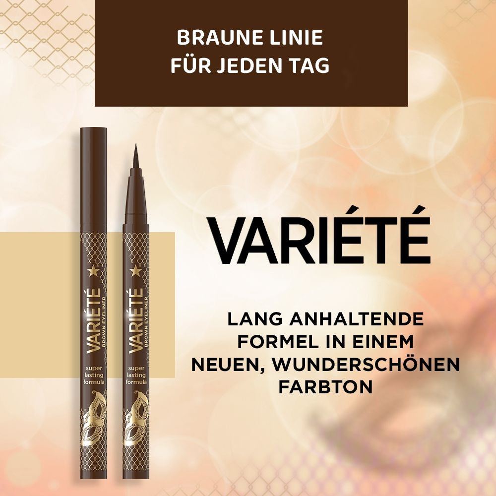 Präziser Eyeliner im Stift, braun - 2