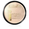 Mattifying mineral powder with silk